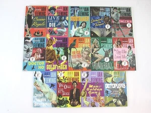 James Bond 14-Volume Set U.S. Penguin Centenary Edition 2008 Trade PB Retro Art - Picture 1 of 4