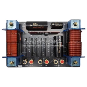 1x 1200W 2 Way 2 Unit High-Low Speaker Frequency Divider Filter Crossover Board - Picture 1 of 6