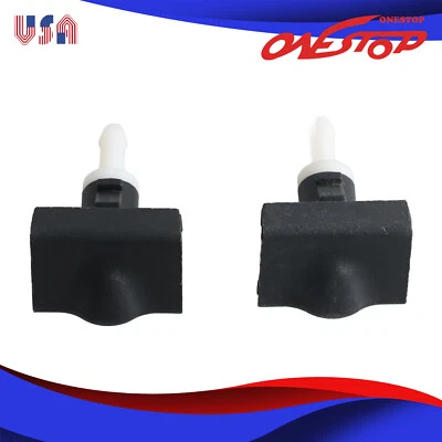 2Pcs Windshield Water Spray Washer Nozzle for 2009-2015 Nissan Maxima V6 Engine - Image 1 of 4