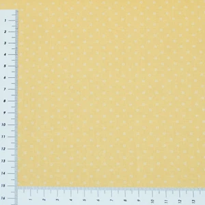 Ocker Gelb Hell Serie Bijoux Falscher Uni Patchwork Stoff Baumwolle (0974) - Bild 1 von 1