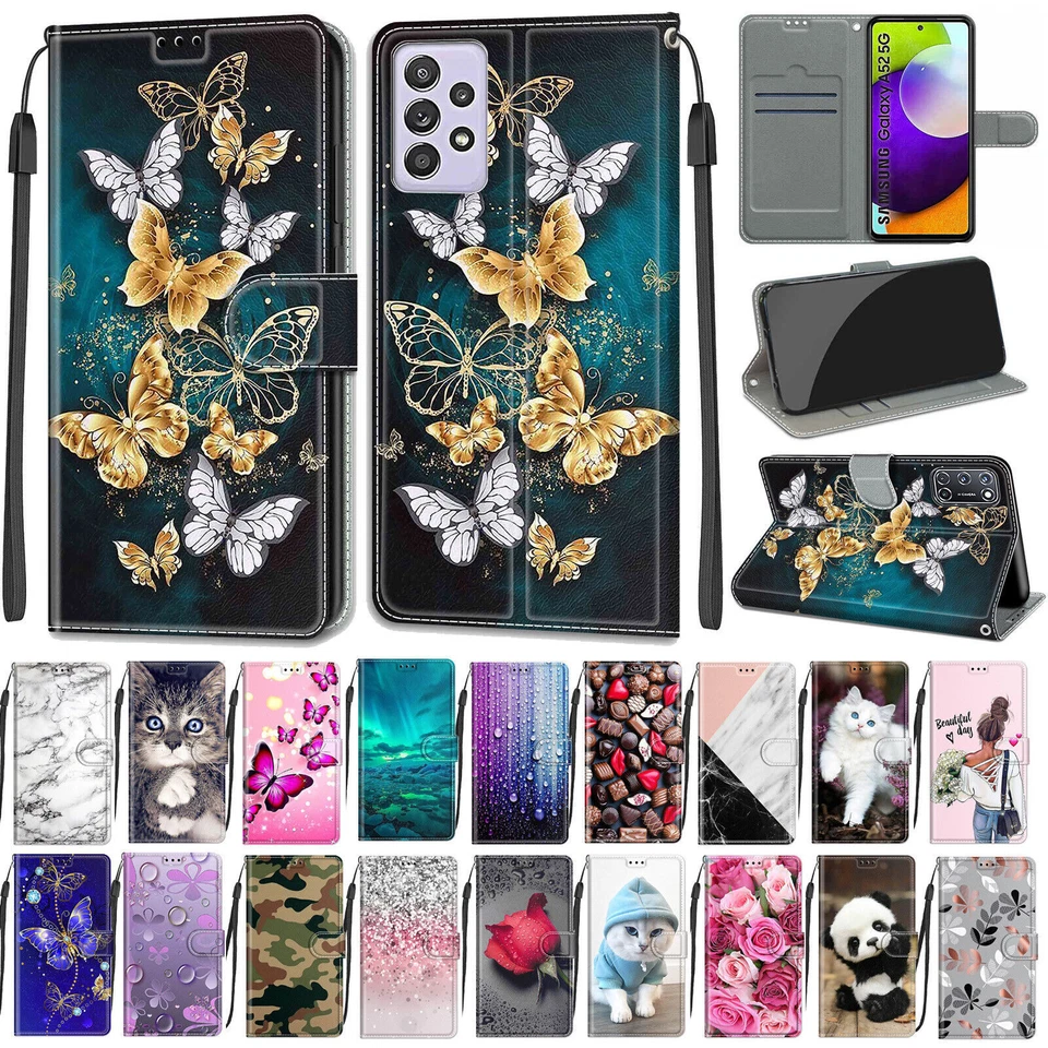 Panda Cat Flower Wallet Phone Case For Honor 400 Lite 200 100 Pro X7B X8B X6A - Image 1 of 4