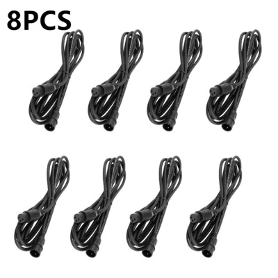 8PCS DMX Cables 10ft/3m 3 Pin Signal XLR Connection Stage Par Light Cable Wire - Image 1 of 4