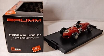 2289. BRUMM R222 Ferrari 156 F.1 GP Francia 1961 G. Baghetti  MB - Immagine 1 di 4