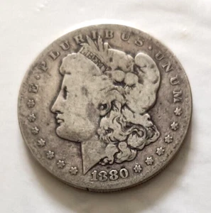 1880 S SAN FRANCISCO MORGAN LADY LIBERTY ONE DOLLAR 90% SILVER10% COPPER $1 COIN - Picture 1 of 2