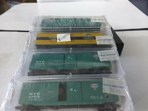 N SCALES MICRO TRAINS 4 PACK 50 FOOT BOX CAR NEW YORK CENTRAL - Picture 1 of 2