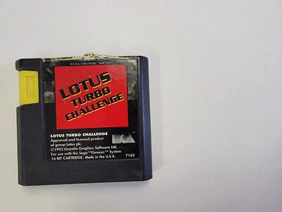 Lotus Turbo Challenge (Authentic) (Sega Genesis, 1992) Contacts Cleaned & Works - Image 1 of 3