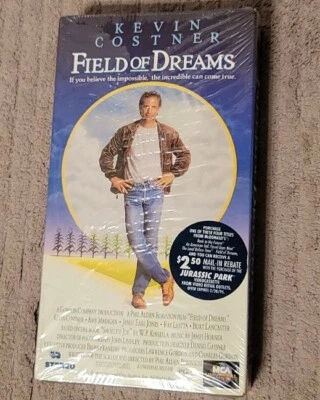 Rare Collectable VHS FIELD OF DREAMS KEVIN COSTNER NEW Factory Sealed 1989 MINT! Foto 1 de 4