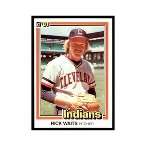 1981 Donruss Rick Waits Baseball Cards #201.0 - Picture 1 of 3