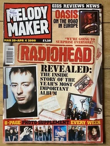 Melody Maker Magazine March 2000 Radiohead, Oasis, Henry Rollins, Idlewild. - Picture 1 of 3