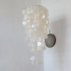 Pantalla Capiz, Decoración de araña Capiz Shell, Luz de techo Capiz Shell - Imagen 1 de 5