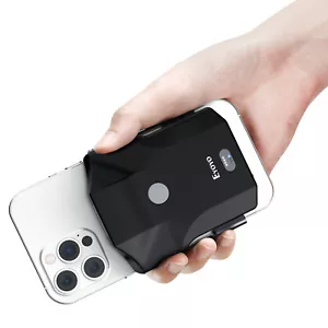 Escáner de código de barras inalámbrico Eyoyo 1D 2D QR abrazadera trasera escáner de mano para iPhone - Imagen 1 de 12