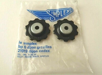 *NOS Vintage 1970s/80s SIMPLEX rear derailleur jockey wheels* - Image 1 of 4