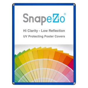 SnapeZo® Blue 18x24 Round-Cornered Poster Frame - 1" Profile - Picture 1 of 5