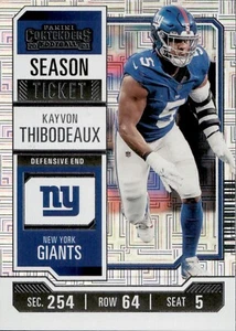 Kayvon Thibodeaux - 2023 Panini Contenders - Silver Mojo Prizm #76 - Bild 1 von 2