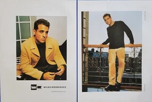 2001 VINTAGE 2 PAGE PRINT AD - WILKE-RODRIGUEZ CLOTHING AD  - Picture 1 of 1
