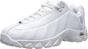 K.SWISS CLASSIC 03426-129-M LOW WHITE WHITE ST329 CMF 4500351097 LEATHER UPPER - Picture 1 of 6