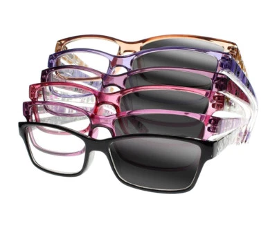 Multifocal Progressive Photochromic Women Colorful Patterns Reading Glasses - Image 1 of 4