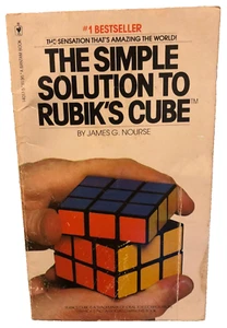 1981 Simple Solution to Rubik's Cube Guide Book VTg. Paperback James Nourse - Picture 1 of 9