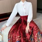 Horse Face Pony Skirt Fantasy Galaxy Ming Dynasty Woman Embroidered Skirt