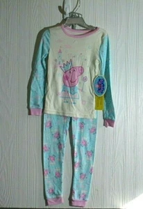 Peppa Pig Girls 5T Pajamas Set Long Sleeves NWT - Picture 1 of 3