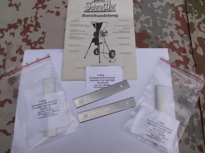 Ersatzmesser für  Neudorff - Schredder Häcksler 1000/ab86 LGM 1000 2x2 Stück - Bild 1 von 4