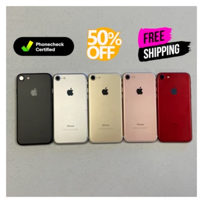 Apple iPhone 7 - 32GB/128GB - Verizon, AT&T, T-Mobile - Oro Rosa, Negro, Rojo Foto 1 de 4