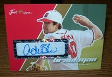 ANDREW BRACKMAN #07 2008 JUST MINNORS AUTOGRAPHED BASEBALL CARD 31/50 MADE
