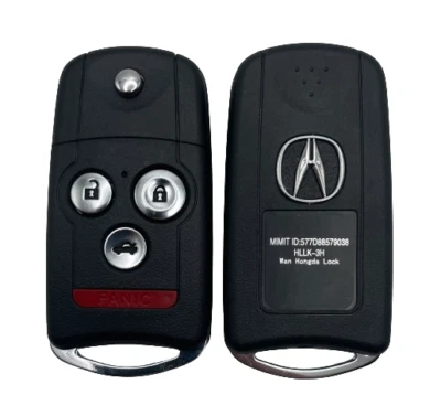 2009 - 2014 Acura TL / TSX / ZDX keyless entry flip key remote FOB MLBHLIK-1T - Image 1 of 4