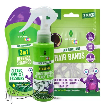 Escenti Kids Head Lice Repellent Defence Enriched with Natural Tea Tree Oil