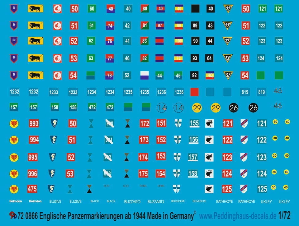 Peddinghaus 1/72 0866 Inglese Carro Armato IN Der Normandia 1944 - Immagine 1 di 1