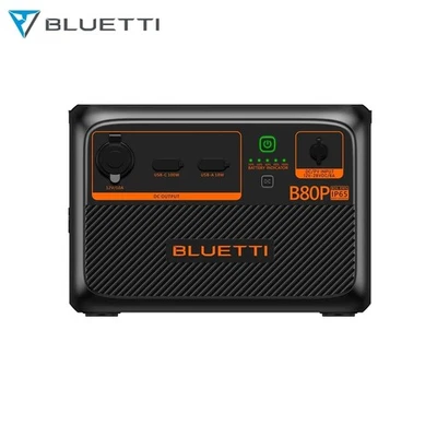 BLUETTI B80P Erweiterungsbatterie 806Wh LiFePO4 für AC60 AC60P Powerstation - Bild 1 von 4
