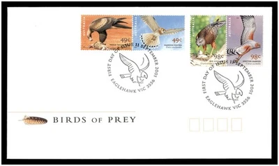 2001 First Day Cover FDC Australia - Birds of Prey- Stamps Set - Image 1 of 2