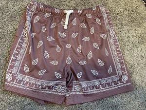 DARC Sport Mesh Shorts Gym Workout Bandana Print Men’s Size Medium 995/1000 - Picture 1 of 6
