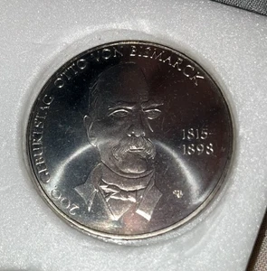 10 Euro Gedenkmünze Deutschland 2015 200. Geburtstag Otto von Bismarck - Bild 1 von 1