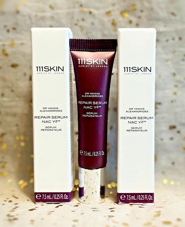 2x~111SKIN~Repair Serum NAC Y2~7.5ml / 0.25 fl oz ea~Travel Size~NIB~Ships Free~ - image 1 of 1