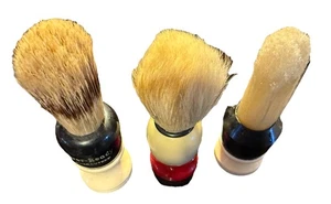 ¡VINTAGE! Lote de 3 cepillos de afeitar NOV25 - Imagen 1 de 9