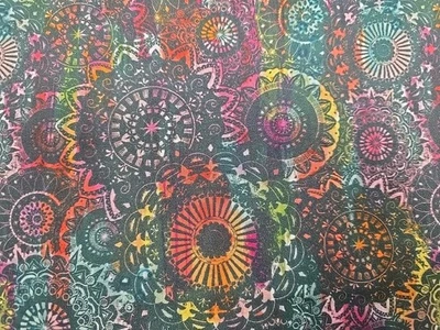 BENARTEX 7 Metres 100% Cotton Premium Craft Fabric Kaleidoscope