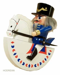 Rider Husar Blue 7 1/2in New Nutcracker Christmas Figures Ore Mountains - Picture 1 of 1