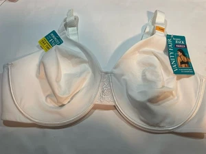 Vanity Fair Beauty Back Minimizer Underwire Bra White 76808 44DD - Picture 1 of 6