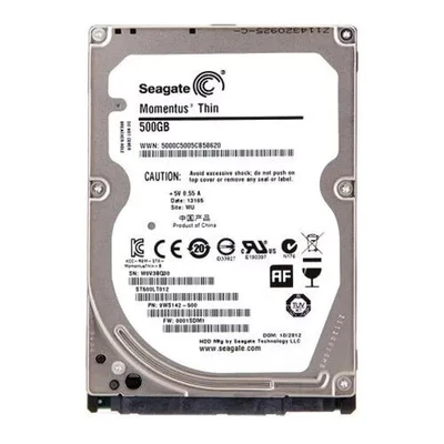 Seagate Momentus Thin 500GB ST500LT012 5400RPM 2.5" Internal Hard Disk Drive - Image 1 of 4