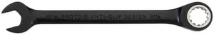 Stanley JSCR18 Black Chrome Comb Non-Reversible Ratcheting Wrench - Picture 1 of 1