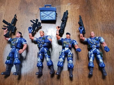 Chap Mei "The Corps!" Police/Military or Soldier Force 4" 1990s action figures - Image 1 of 4