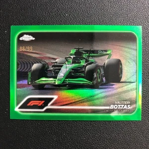 2024 Topps Chrome Formula 1 F1 #85 Valtteri Bottas Green Refractor /99 - Picture 1 of 2