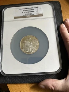 2004 Malta Habemus Papam Silver Proof 200 Liras NGC PF68 2,988 Minted S200L - Imagen 1 de 3