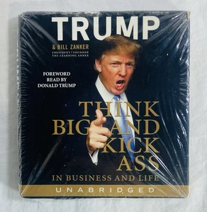 Trump Think Big and Kick Ass Business & Life Sealed Audio CD Set - Picture 1 of 3