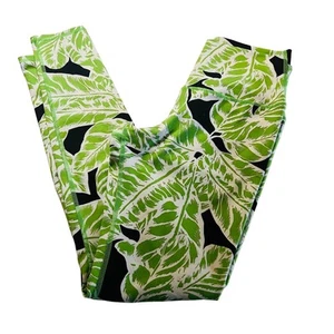 Alo Palm Springs Printed High Rise Leggings Size S Small Green Cream - Picture 1 of 10