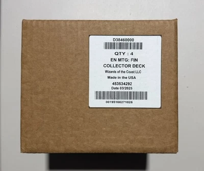 SEALED CASE - MTG FINAL FANTASY COLLECTOR COMMANDER DECK BOX - FULL SET of 4 - Image 1 of 4
