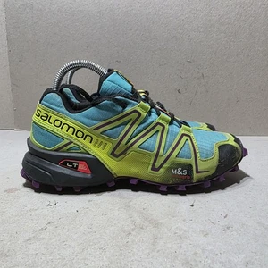 SALOMON SPEEDCROSS 3 WOMENS TRAIL CAMPING RUNNING TRAINERS MULTICOLOR UK5.5 EU38 - Picture 1 of 15