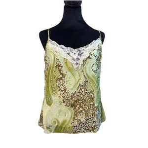 Vintage Size L Heart Soul Women Lace Paisley Camisole Top Forest Fairy Y2K - Picture 1 of 8
