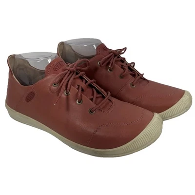 Keen Brick Dust Color Lorelei 2 Leather Casual Lace-up Comfort Sneaker Size 8 - Image 1 of 4